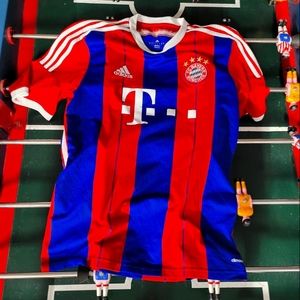 ADIDAS BAYERN MUNCHEN, 2014-2016 T. MÜLLER SOCCER JERSEY SIZE L